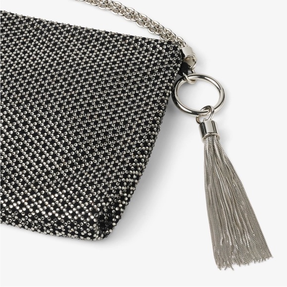 Jimmy Choo Black Suede Clutch Bag with Diamond Motif and Crystal Hotfix $2,475 - Picture 6 of 14
